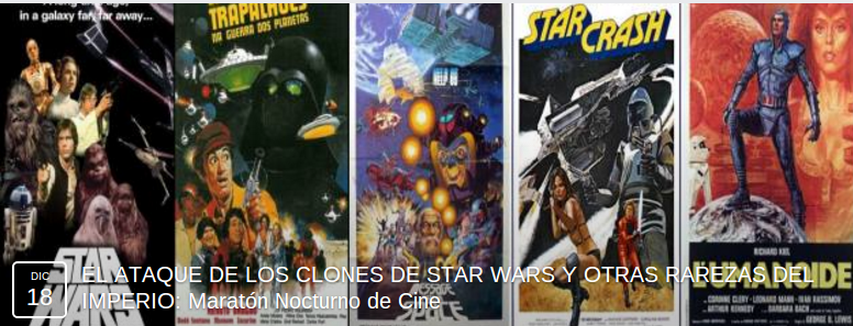 Del viernes 18 de Diciembre a las 21:00 hasta las 6:30 del día sábado 19.  Centro Cultural José Martí. Dr. Mora 1, Col. Centro. Del. Cuauhtémoc.  Donativo: $32 Comentarios a cargo de Jorge Grajales.