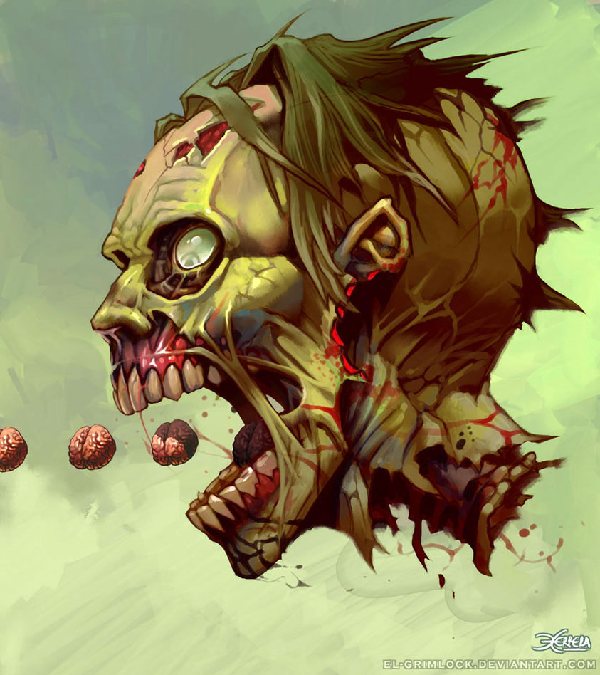 "Pac Zombie", por el-grimlock.
