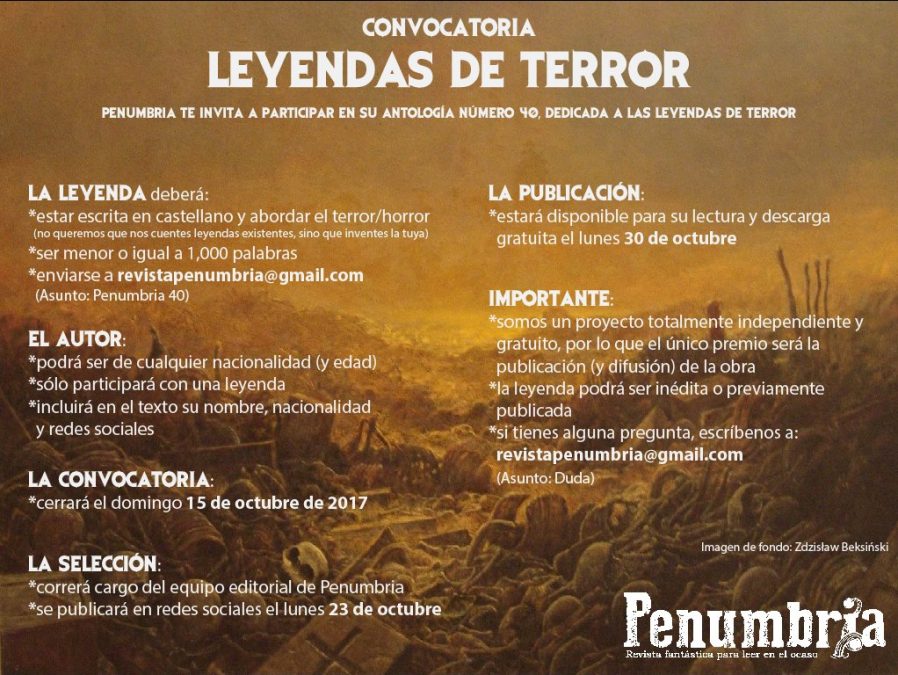 CONVOCATORIA – PENUMBRIA 40