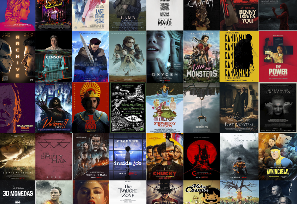 FANTÁSTICO 2021 / SERIES Y PELÍCULAS