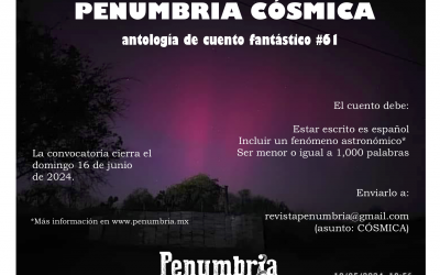 CONVOCATORIA – PENUMBRIA CÓSMICA