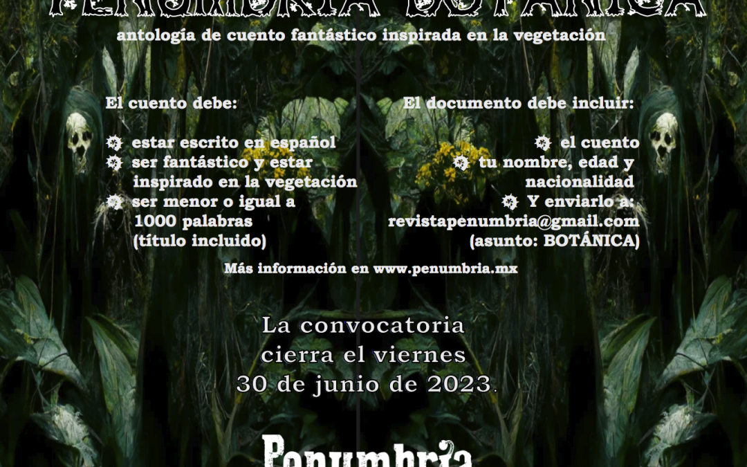 CONVOCATORIA – PENUMBRIA BOTÁNICA